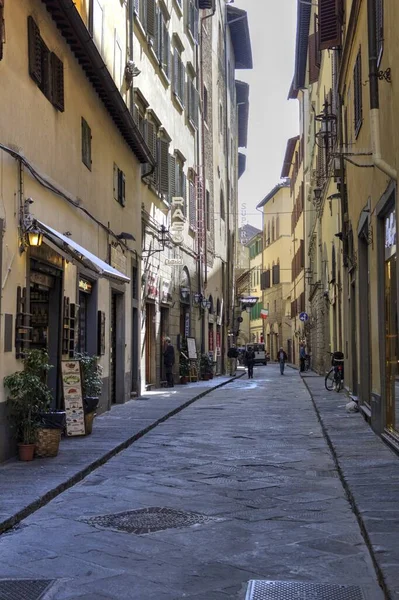 Narrow cozy street in Florence, Tuscany. Italy photography vintage retro