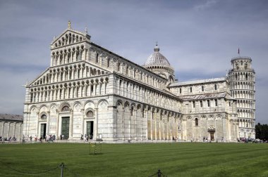 Pisa Piazza Miracoli İtalya Kulesi Kilisesi