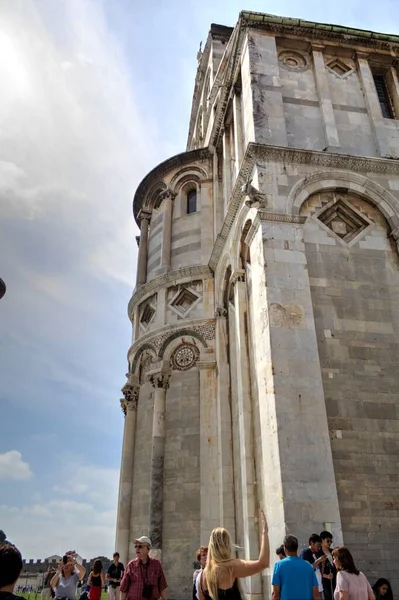 Pisa Piazza Miracoli Itália Torre Igreja — Fotografia de Stock