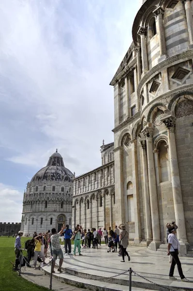 Pisa Piazza Miracoli Italia Torre Iglesia — Foto de Stock