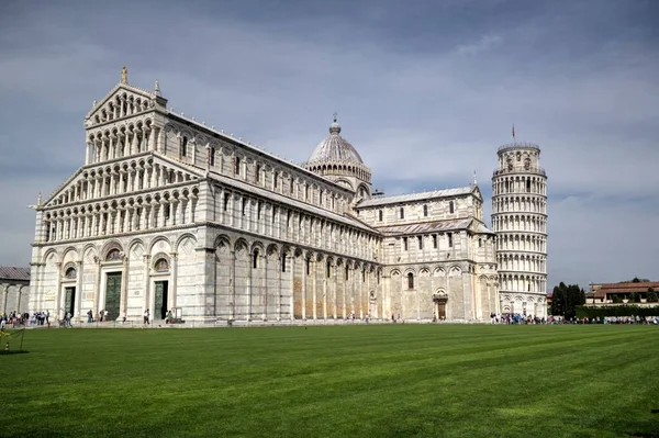 Pisa Piazza Miracoli Itálie Věž Kostel — Stock fotografie