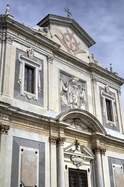 Vieille Rue Avec Des Bâtiments Anciens Pise Italie — Photo