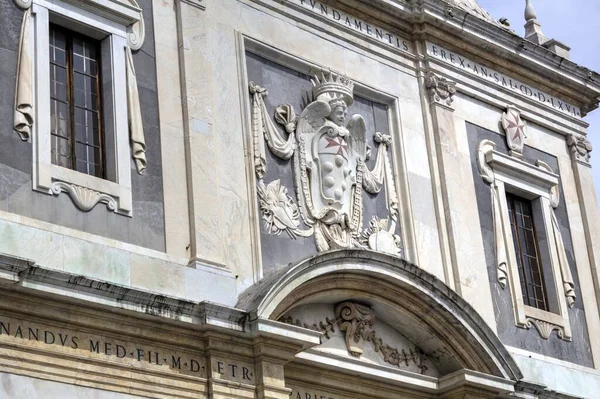 Vecchia Strada Con Antichi Edifici Pisa Italia — Foto Stock