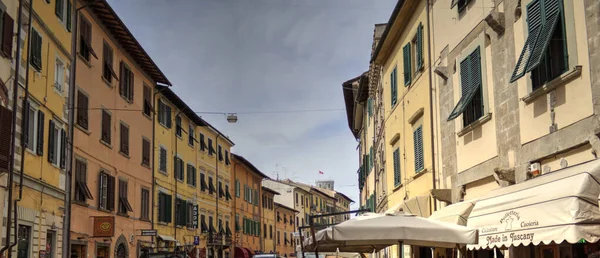 Rua Velha Com Edifícios Antigos Pisa Itália — Fotografia de Stock