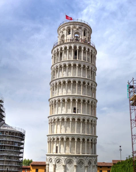 Pisa Nın Güzel Sokak Manzarası Pisa Kulesi Pisa Talya — Stok fotoğraf