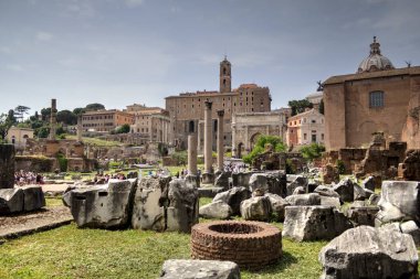 Roman ruins in Rome, Forum Romanum Italy