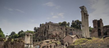 Roman ruins in Rome, Forum Romanum Italy