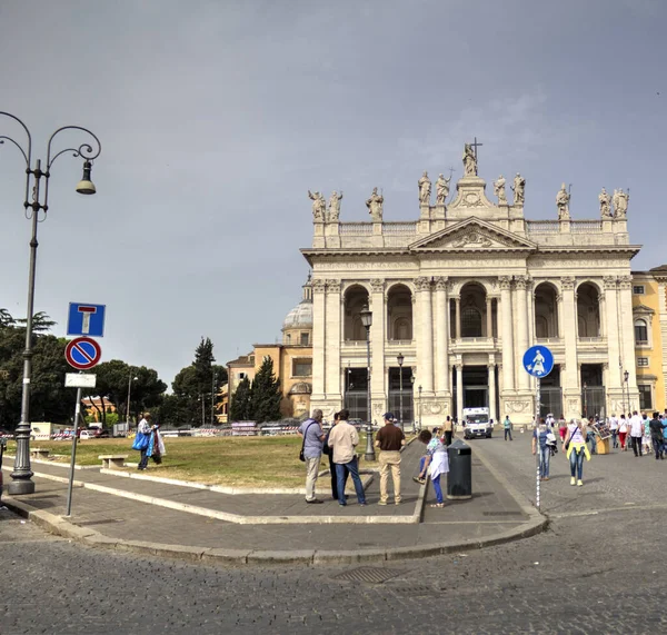 Basilica San Giovanni Laterano Roma Sede Ecclesiastica Ufficiale Del Papa — Foto Stock