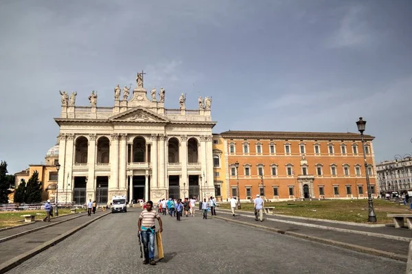 Basilica San Giovanni Laterano Roma Sede Ecclesiastica Ufficiale Del Papa — Foto Stock