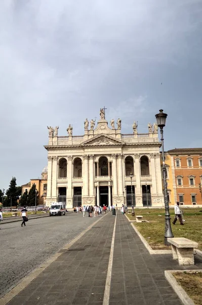 Basilica San Giovanni Laterano Roma Sede Ecclesiastica Ufficiale Del Papa — Foto Stock