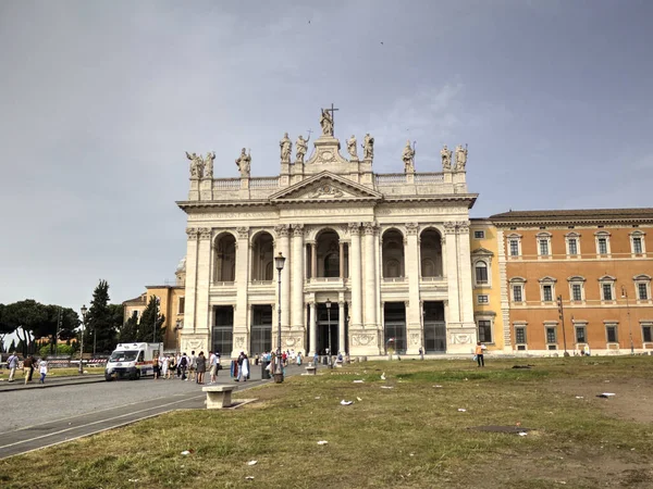 Basilica San Giovanni Laterano Roma Sede Ecclesiastica Ufficiale Del Papa — Foto Stock