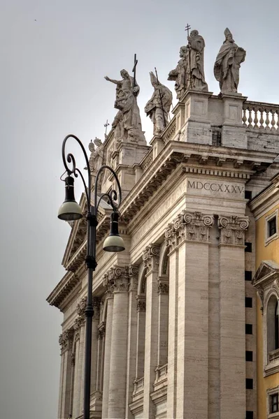 Roma Laterano Daki Basilica San Giovanni Papa Nın Resmi Kutsal — Stok fotoğraf