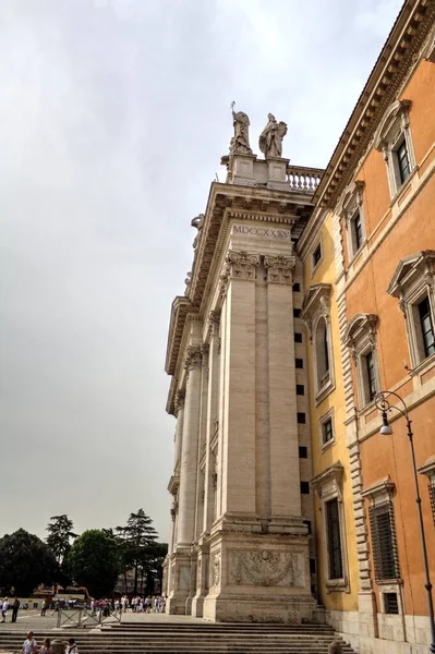 Базилика Сан Джованни Латерано Риме Является Официальным Церковным Центром Папы — стоковое фото