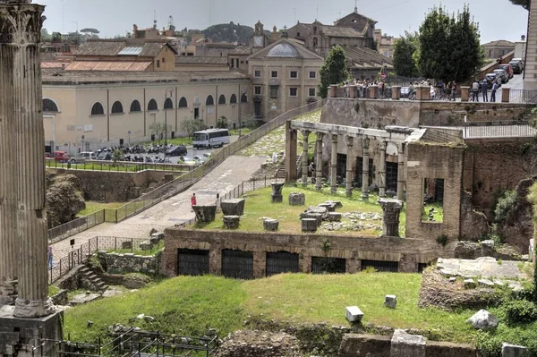 Roman Ruins Rome Forum Romanum Italy — Fotografia de Stock