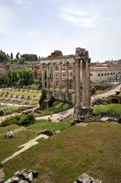 Roman Ruins Rome Forum Romanum Italy — ストック写真