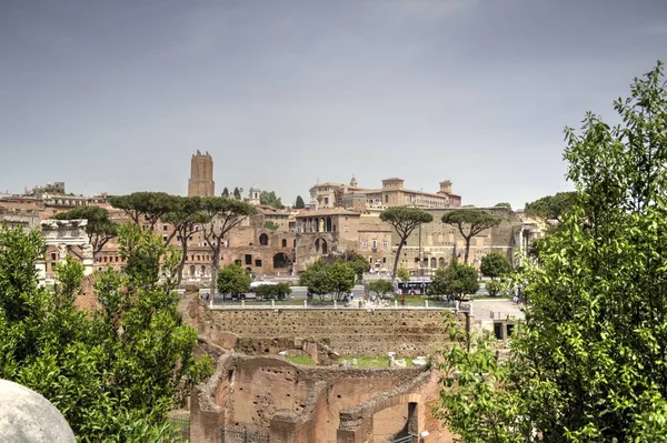 Römische Ruinen Rom Forum Romanum Italien — Stockfoto