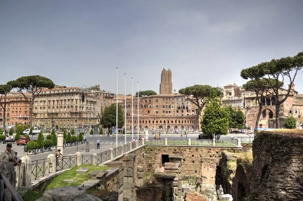 Roman Ruins Rome Forum Romanum Italy — Foto de Stock