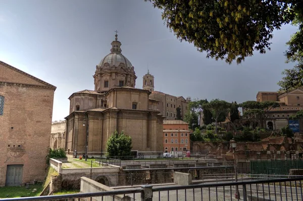 Roman Ruins Rome Forum Romanum Italy — Stockfoto