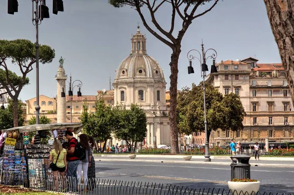 Roman Ruins Rome Forum Romanum Italy — Fotografia de Stock