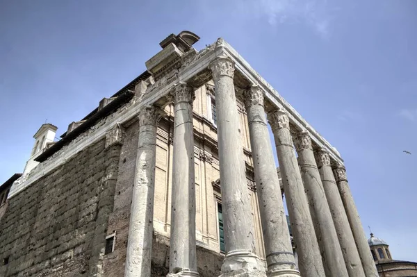 Römische Ruinen Rom Forum Romanum Italien — Stockfoto