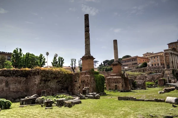 Roman Ruins Rome Forum Romanum Italy — Stockfoto