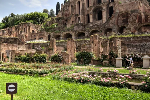 Roman Ruins Rome Forum Romanum Italy — ストック写真