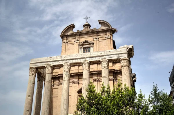 Roman Ruins Rome Forum Romanum Italy — Stok fotoğraf