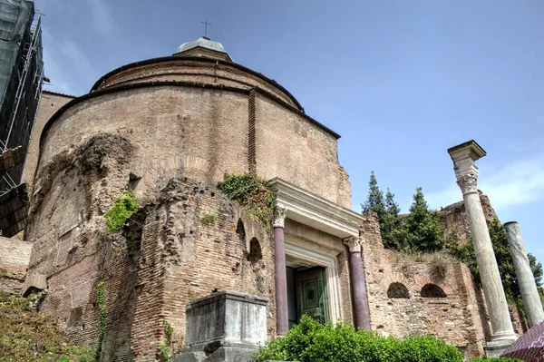 Roman Ruins Rome Forum Romanum Italy — Fotografia de Stock