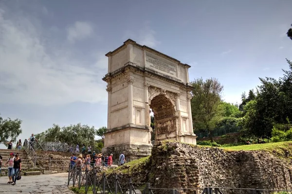 Roman Ruins Rome Forum Romanum Italy — Fotografia de Stock