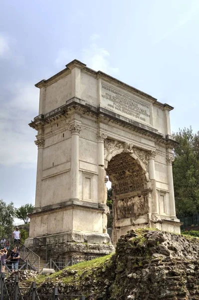 Roman Ruins Rome Forum Romanum Italy — Fotografia de Stock