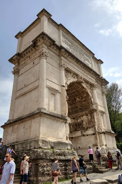 Roman Ruins Rome Forum Romanum Italy — Fotografia de Stock