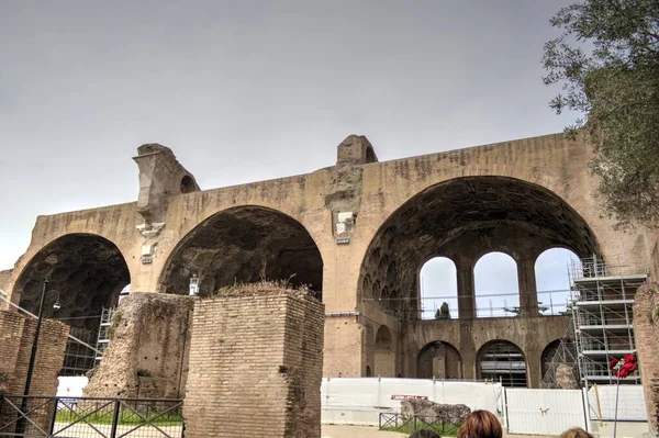 Roman Ruins Rome Forum Romanum Italy — ストック写真