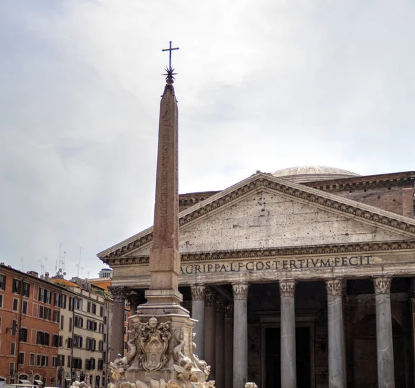 Pantheon Rome Italy Ancient Retro Vintage — 图库照片