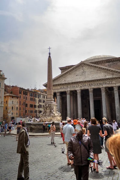 Pantheon Rome Italy Ancient Retro Vintage — Stockfoto