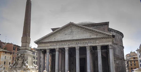 Pantheon Rome Italy Ancient Retro Vintage — Stockfoto