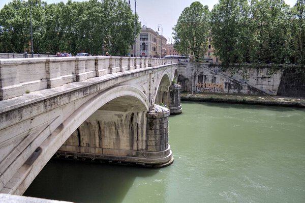 Ponte Vittorio Emanuele II, Rome, Italy