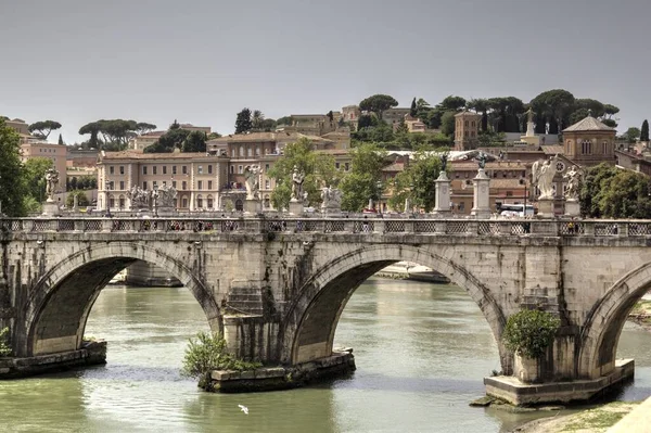 Ponte Vittorio Emanuele Roma Itália — Fotografia de Stock