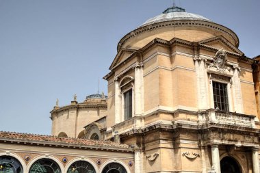 Roma, İtalya 'da pitoresk bir cadde, mimari