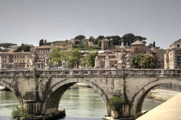 Ponte Vittorio Emanuele Rom Italien — Stockfoto