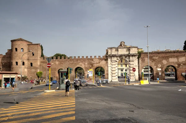 Una Pintoresca Calle Roma Italia Arquitectura — Foto de Stock