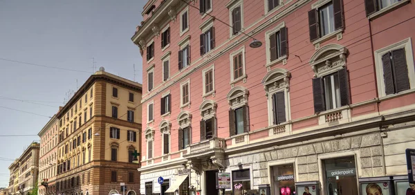 Malownicza Ulica Rzymie Włochy Architektura — Zdjęcie stockowe