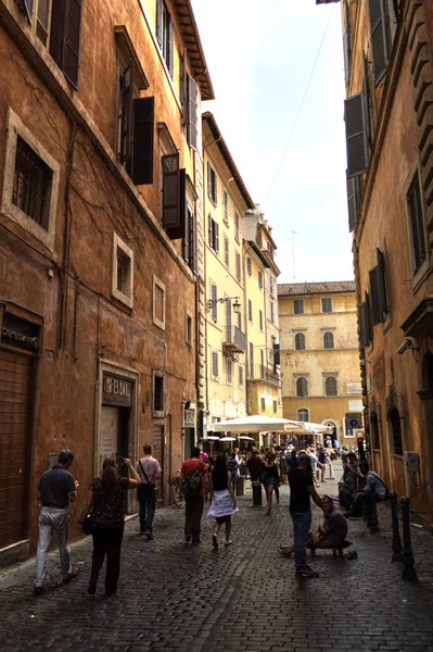 Una Pintoresca Calle Roma Italia Arquitectura — Foto de Stock