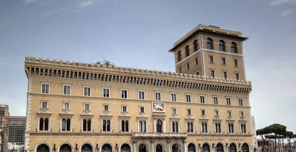 Een Pittoreske Straat Rome Italië Architectuur — Stockfoto