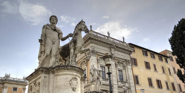 Живописная Улица Риме Италия Архитектура — стоковое фото