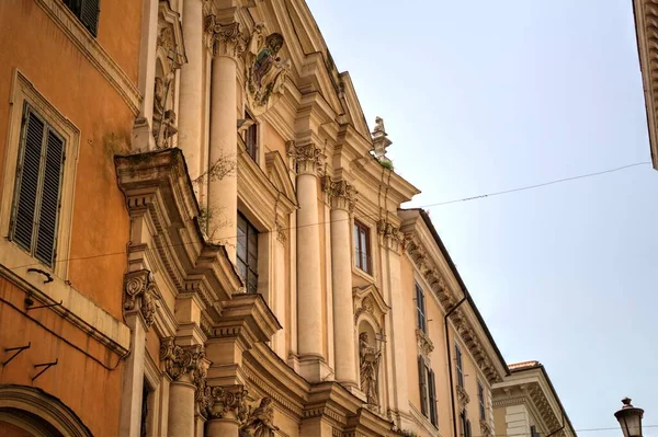 Een Pittoreske Straat Rome Italië Architectuur — Stockfoto