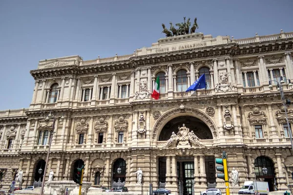 Una Strada Pittoresca Roma Italia Architettura — Foto Stock