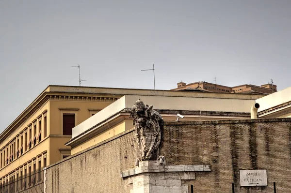 Uma Rua Pitoresca Roma Itália Arquitetura — Fotografia de Stock