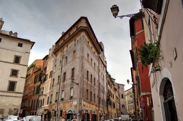 Una Strada Pittoresca Roma Italia Architettura — Foto Stock