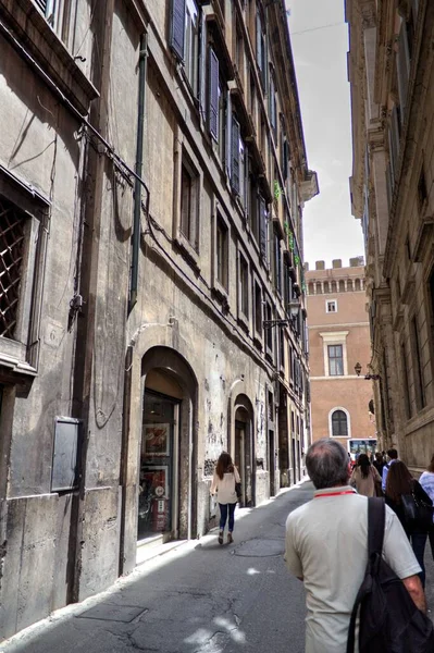 Una Pintoresca Calle Roma Italia Arquitectura — Foto de Stock