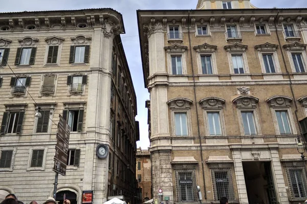Een Pittoreske Straat Rome Italië Architectuur — Stockfoto